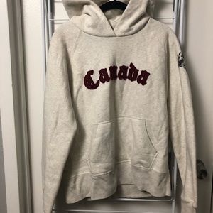 Roots Canada Womens Hoody Vintage Patches